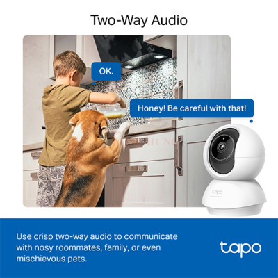 Camera trong nhà TP-Link Tapo AI Pan/Tilt Home Security Wifi 3K C230 - Hàng chính hãng