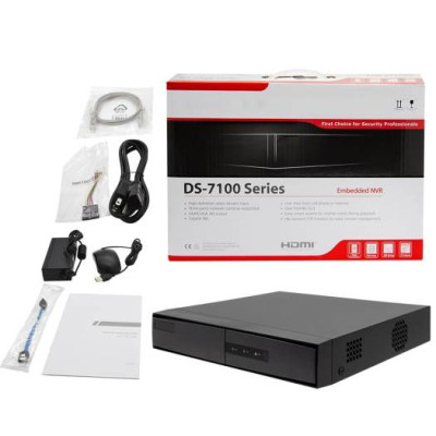 Đầu Ghi Hình Camera IP Wifi Không Dây 4 Kênh NVR - Hikvision DS-7104NI-Q1/4P-Hàng Chính Hãng