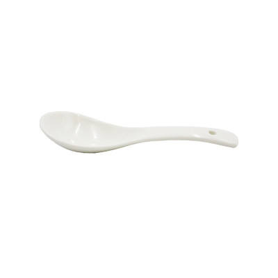 Thìa | JYSK nID | sứ trắng bóng | D13x4x3cm