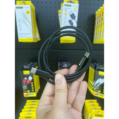 Cáp sạc nhanh hàng chính hãng Genshai GT10C cao cấp có 2 đầu Type C dành cho điện thoại di động và máy tính bảng | Bảo hành 12 tháng 1 đổi 1 | Made in Việt Nam