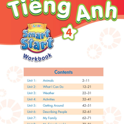 Tiếng Anh 4 i-Learn Smart Start trọn bộ (sách học sinh, sách bài tập, vở tập viết)