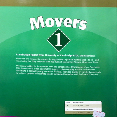 Cambridge Young Learner English Test Movers 1: Student Book