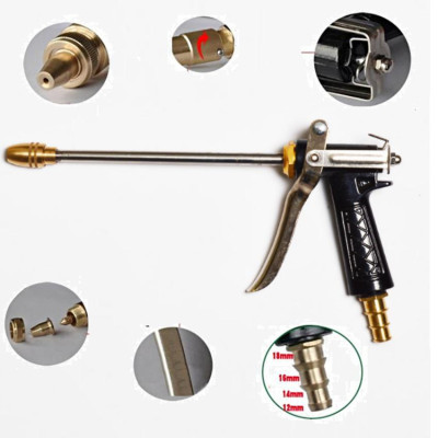 Bộ dây vòi xịt nước rửa xe, tưới cây . tăng áp 3 lần, loại 7m, 10m 206318 đầu đồng,cút,NỐI VÀNG+ tặng khăn phượt