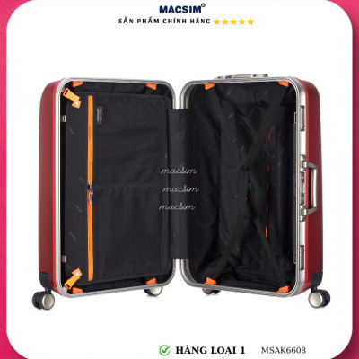 Vali cao cấp Macsim Aksen hàng loại 1 MSAK6608 cỡ 28 inch-màu đỏ