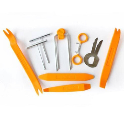 Bộ dụng cụ tháo nội thất ô tô 12 món - Tặng 1 bộ dán gương hậu