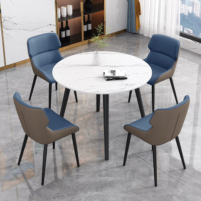 Bàn ăn mặt đá tròn 1m TN1236-10E Nội thất Capta 