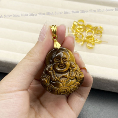 Móc Khóa Bạc Ta Mạ Vàng 10k Bạc Hiểu Minh MK001