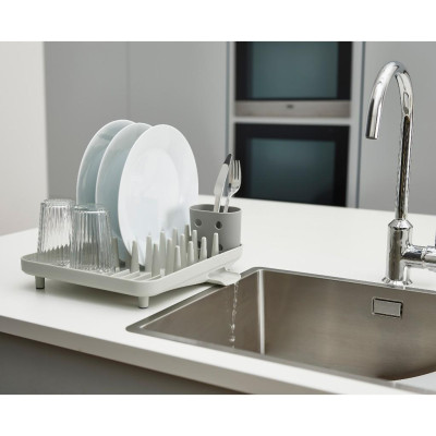 Kệ úp chén bát mini Joseph Joseph Duo Compact (Grey) - 006650