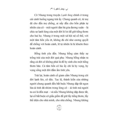 Sách - Lạnh Lùng - In Theo Bản NXB Đời Nay, Hà Nội, 1940 - Nhất Linh - Minh Thắng