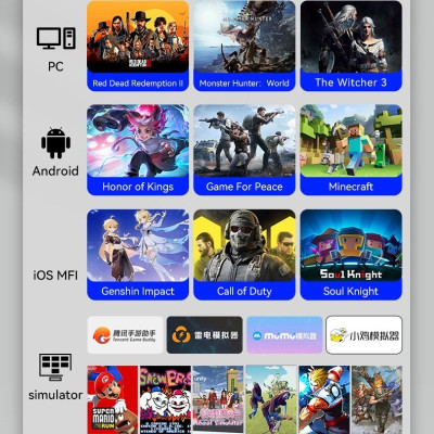 Gamepad tay game Không dây Bluetooth Z04 Đa kết nối cho máy tính, laptop, smartphone hàng nhập khẩu