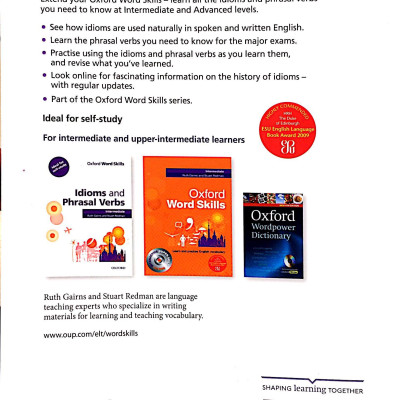 Oxford Word Skills Intermediate Idioms and Phrasal Verbs