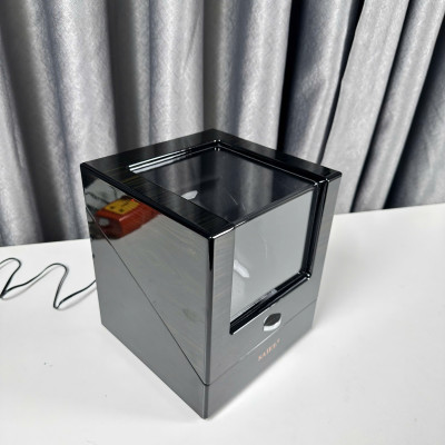 [BH 2 năm động cơ] Hộp Xoay 3 đồng hồ gỗ Saike nền nỉ