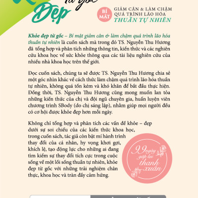 Khỏe Đẹp Từ Gốc - Bí Quyết Giảm Cân & Làm Chậm Quá Trình Lão Hóa Thuần Tự Nhiên