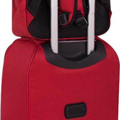 Bộ Vali (56 x 36 cm) Kèm Balo Laptop (42 x 35 cm) Macat AC19T - Đỏ