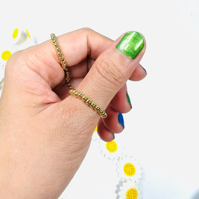 PHỤ KIỆN NỮ HANDMADE CAO CẤP MÀU VÀNG KIM MÃ 04 LẤP LÁNH