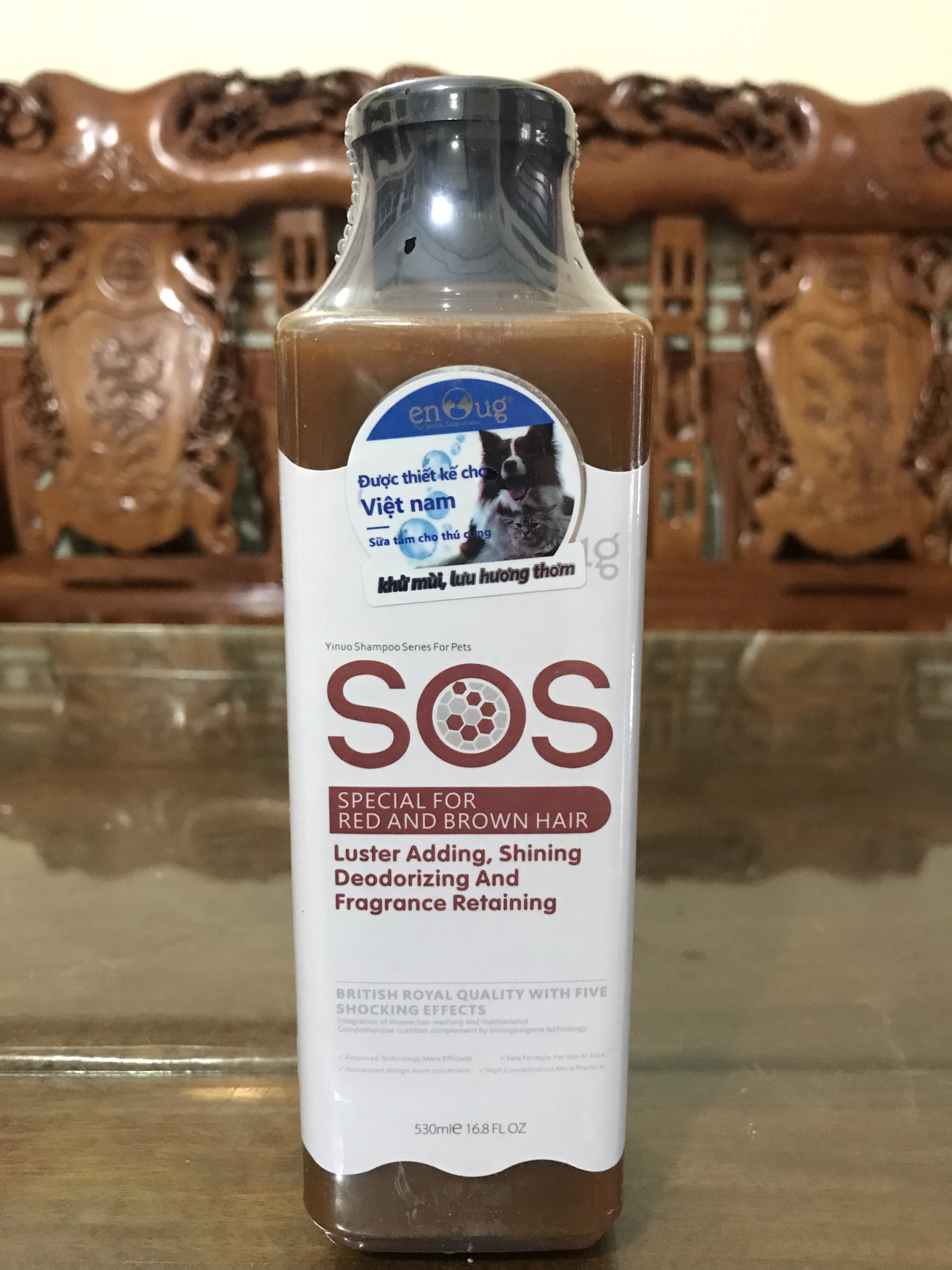 Sữa Tắm Sos 530ml Cho Chó Mèo Lưu Hương Thơm 7 Ngày