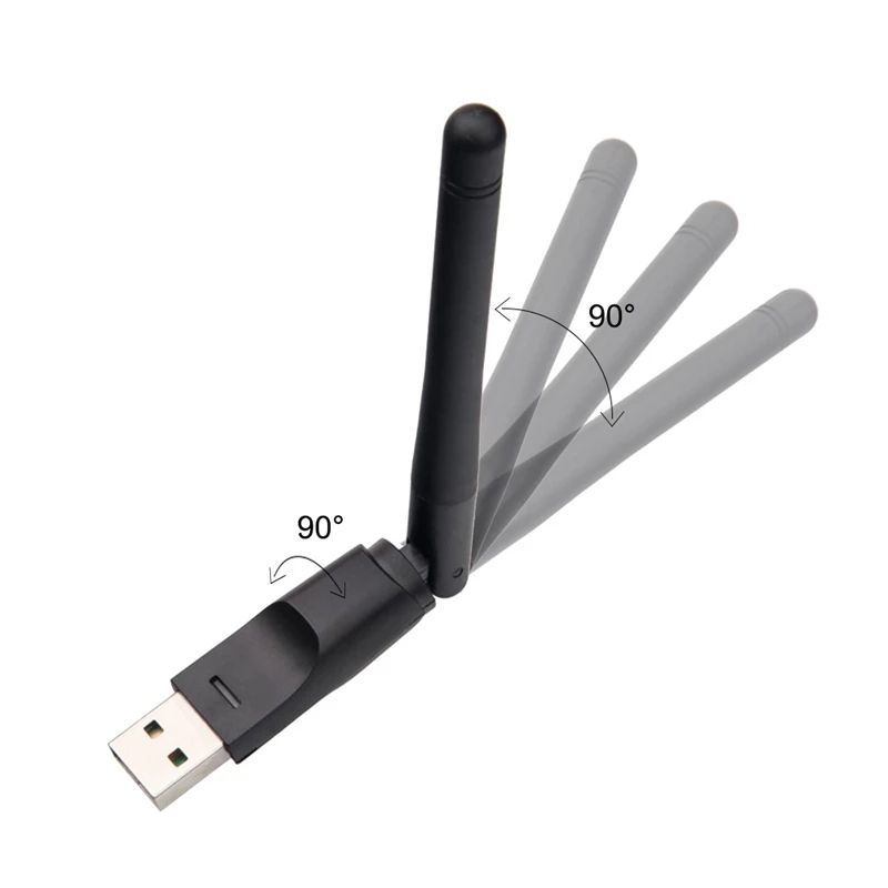 USB Thu Wifi Chuẩn N Tốc Độ Cao 150Mbps Tăng Khả Phạm Vi Thu Phát Sóng Wifi Cho Máy Tính Xách Tay, Máy Tính Để Bàn, Thiết Bị Thu Nhận Ngoại Vi - Hàng nhập khẩu