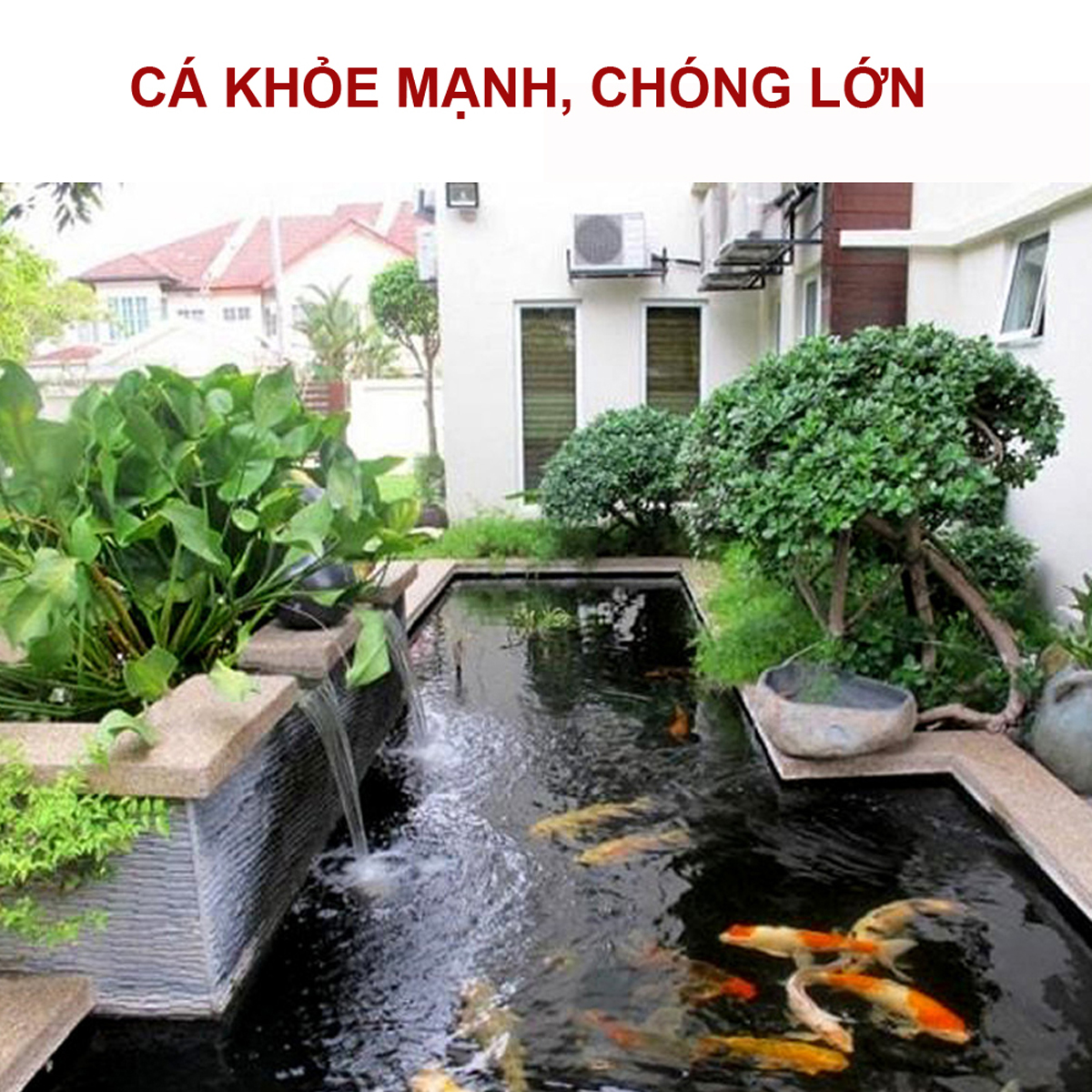 Máy bơm HA 10000 ( 60W - 10000L/H) lõi trục gốm, 9 nấc chỉnh nước dùng cho bể cá, hồ cá, hòn non bộ, sinh hoạt - Máy bơm chìm cao cấp