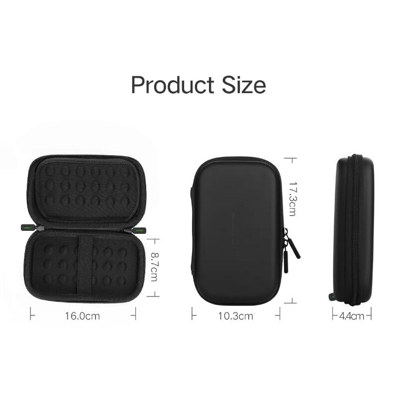 Ugreen UG50274LP128TK Hộp đựng ổ cứng 2.5 HDD + Pin dự phòng chống sốc - HÀNG CHÍNH HÃNG