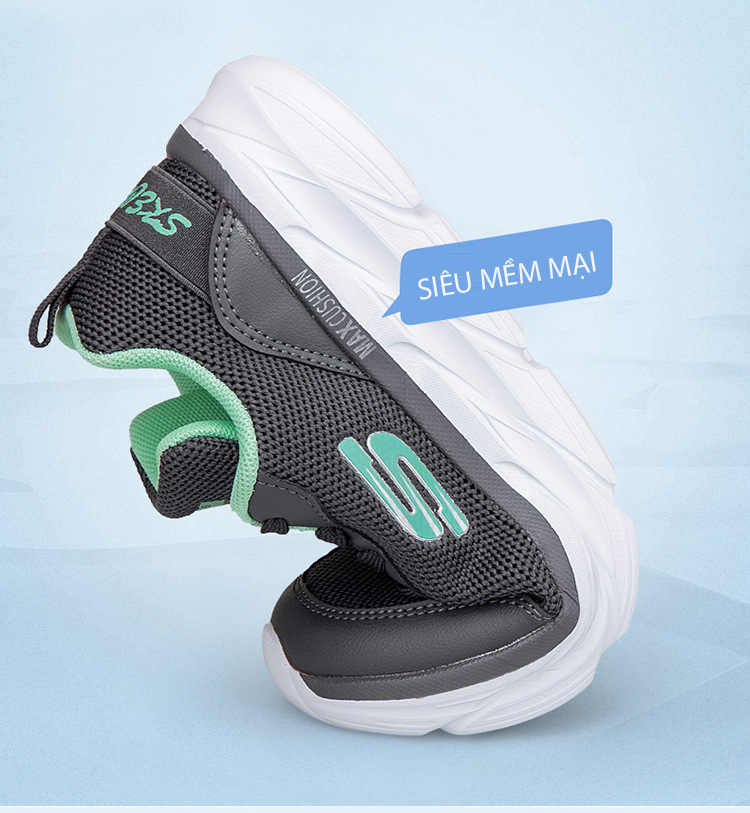 Giày thể thao nam, giày chạy bộ đế êm nhẹ, thoáng khí đế cao su đúc, chống trơn trượt hạn chế mòn – GNA2018