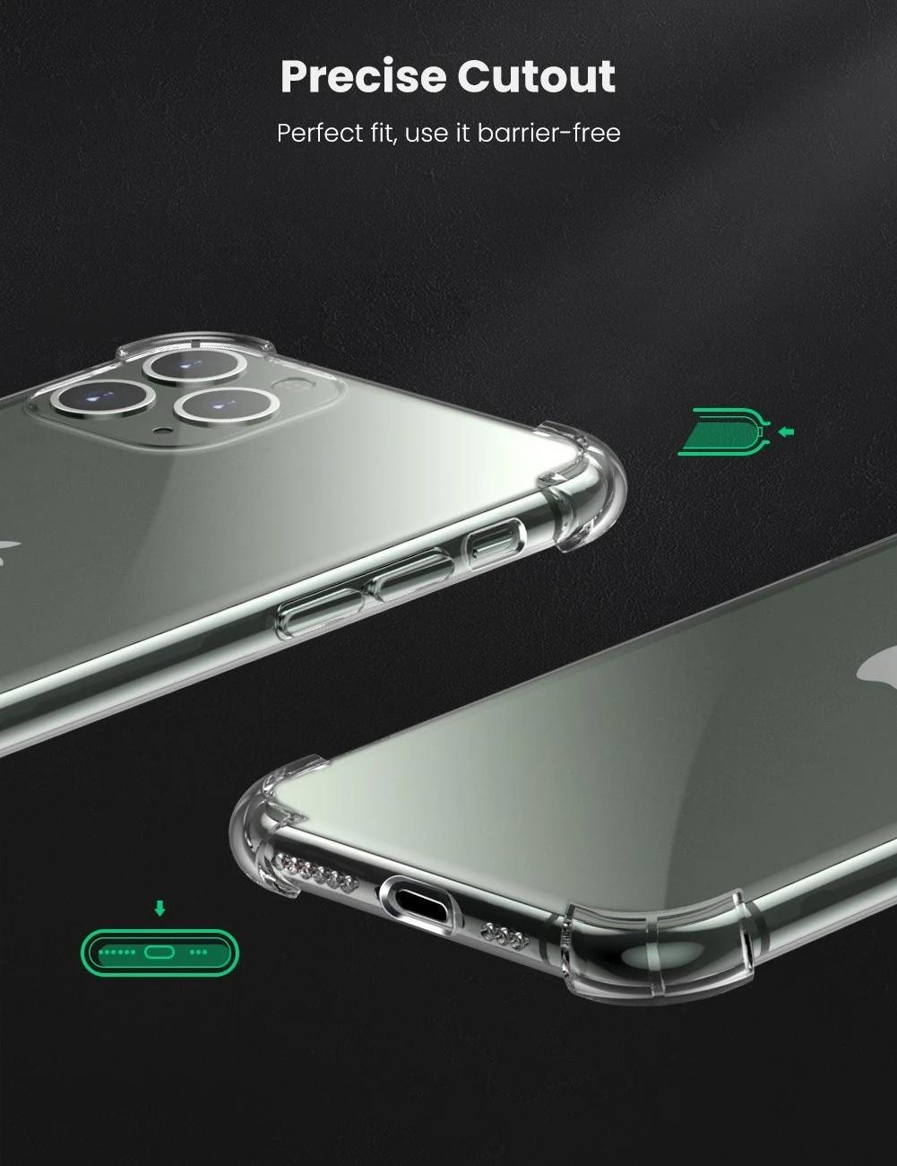 Ugreen UG70999LP257TK iPhone 11 Pro Max 6.5inch ốp lưng trong suốt chống va đập - HÀNG CHÍNH HÃNG