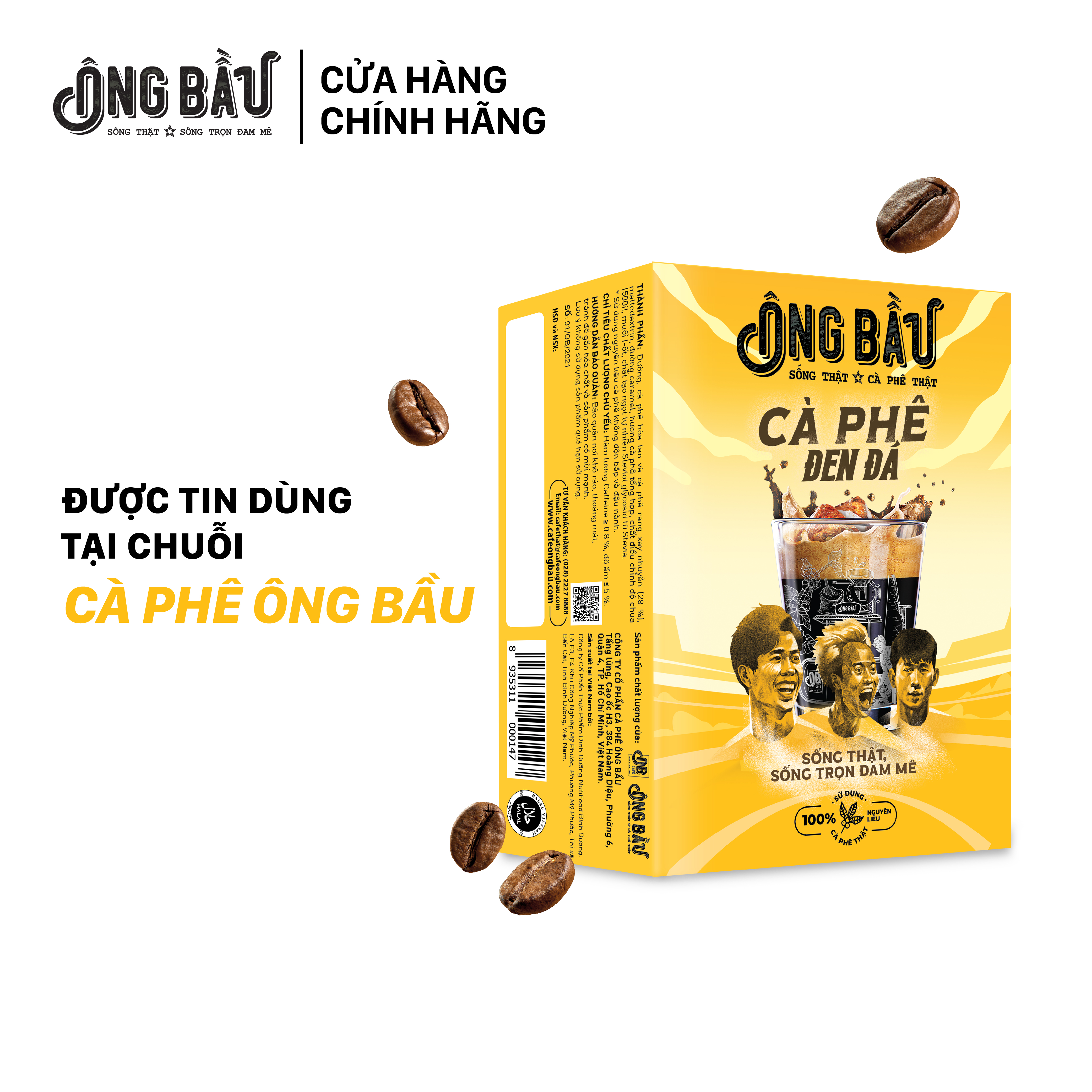 COMBO 5 HỘP CÀ PHÊ SỮA ĐÁ TƯƠI MỚI ÔNG BẦU