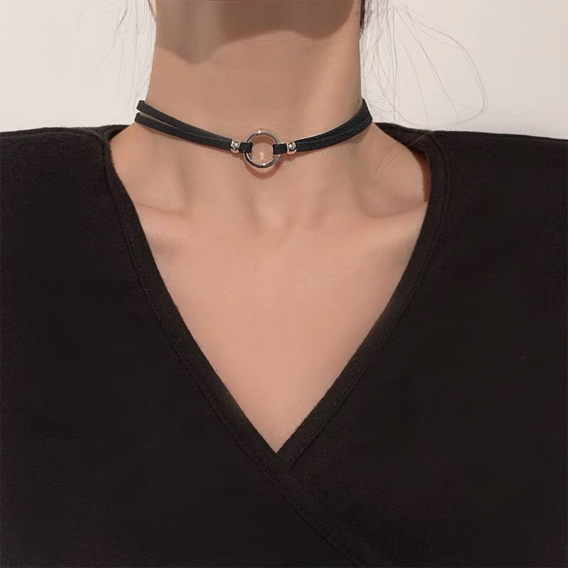 Combo 5 Cái Vòng Cổ Choker Ren Phong Cách Hàn Quốc Thời Trang Cho Nữ