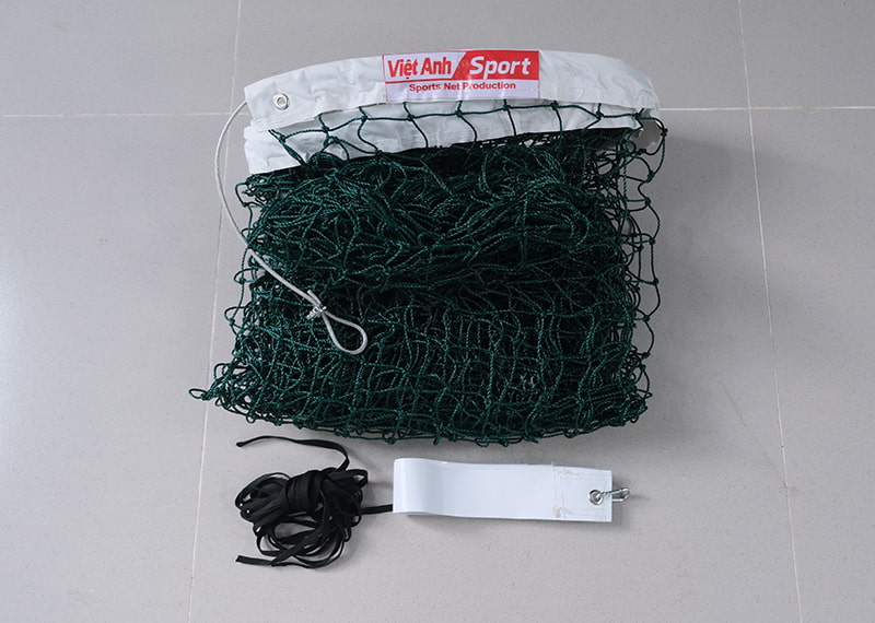 Lưới pickleball Việt Anh chất liệu CPE dài 6,65m cao 81cm, lưới môn pickleball chống nước thích hợp để trong nhà và ngoài trời