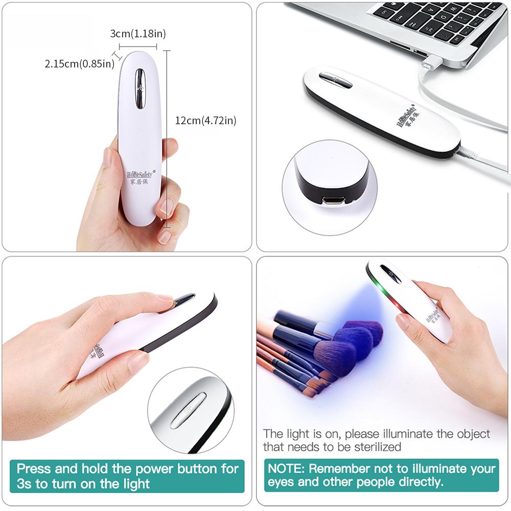 Đèn cực tím điện cầm tay UVC an toàn cho Văn phòng Khách sạn