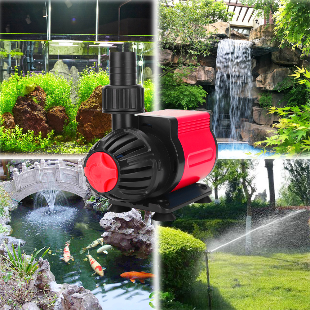 Máy bơm HA 10000 ( 60W - 10000L/H) lõi trục gốm, 9 nấc chỉnh nước dùng cho bể cá, hồ cá, hòn non bộ, sinh hoạt - Máy bơm chìm cao cấp