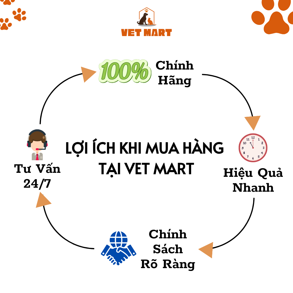 FIVE AZIMAX - Thuốc Hỗ Trợ Trị Hô Hấp, Nhiễm Trùng Da Cho Thú Cưng_Fivevet