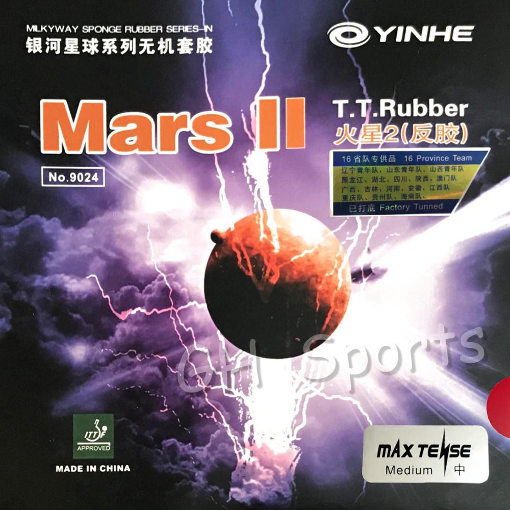 Mặt Vợt Bóng Bàn Lót Bọt Khí Yinhe MARS II - Lót Bọt Khí, Xoáy, Nảy Tốt, Êm, Dễ Đánh