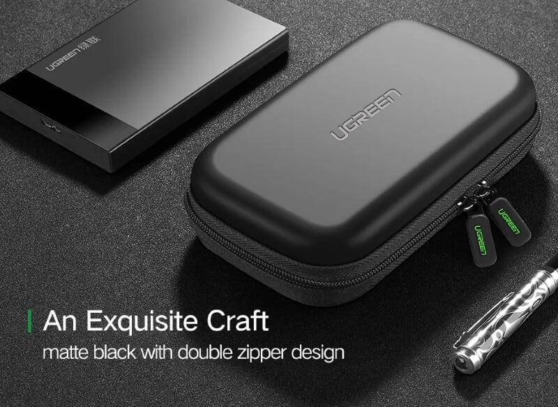 Ugreen UG50274LP128TK Hộp đựng ổ cứng 2.5 HDD + Pin dự phòng chống sốc - HÀNG CHÍNH HÃNG