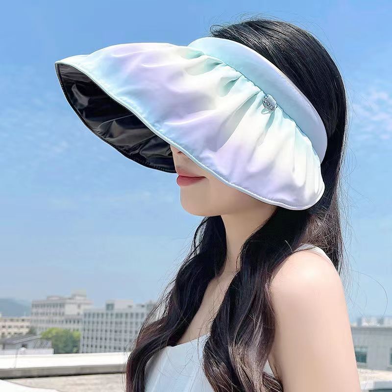 Mũ rộng vành nữ thời trang nón nửa đầu chống nắng chống tia AV năng động cá tính