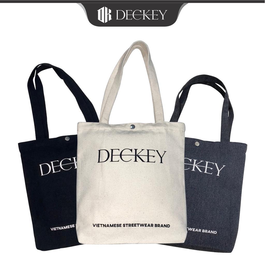 Túi Vải Tote Deckey Phong Cách Năng Động (Có Nhiều Màu)