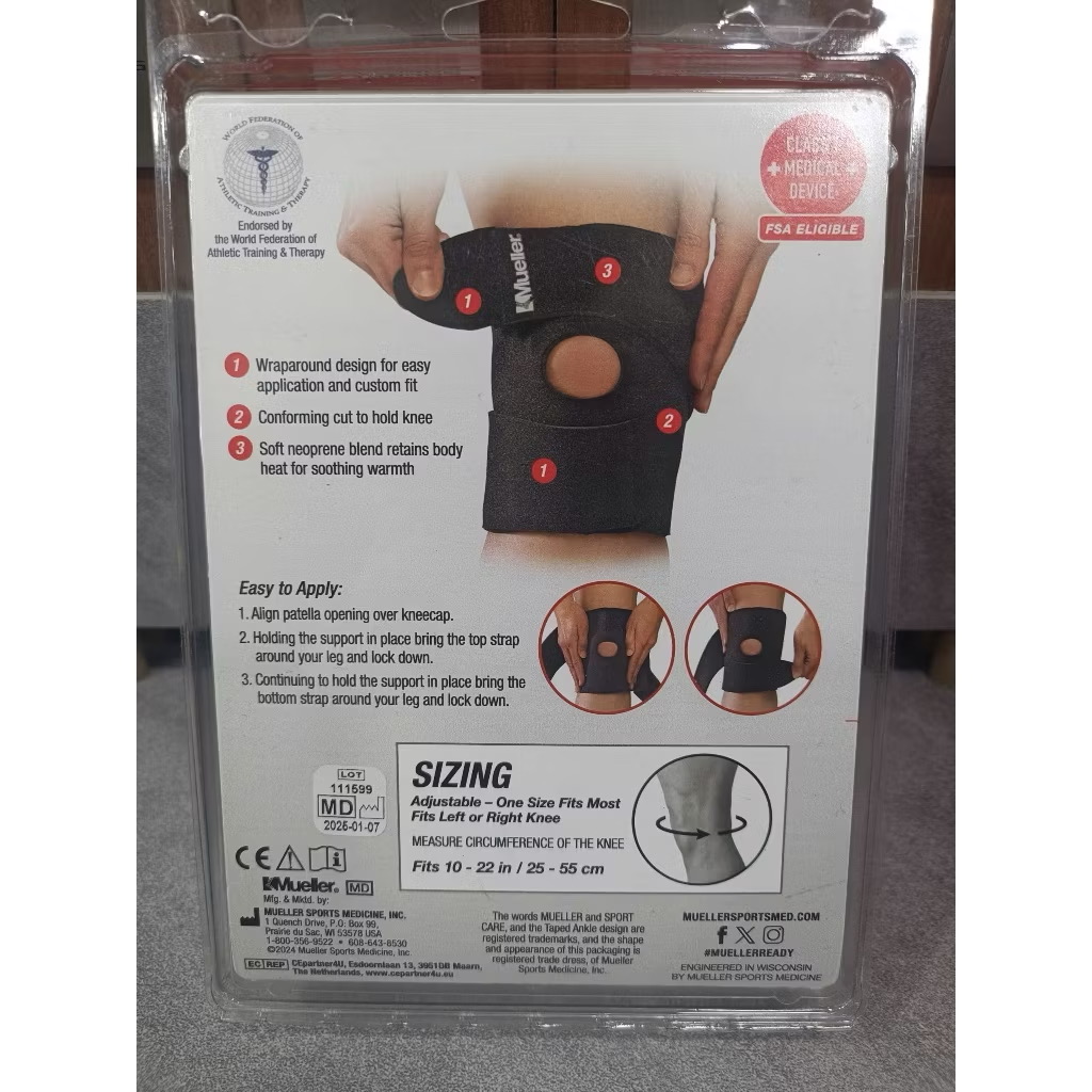 BĂNG ĐẦU GỐI GỌN NHẸ MUELLER COMPACT KNEE SUPPORT – ML.58677