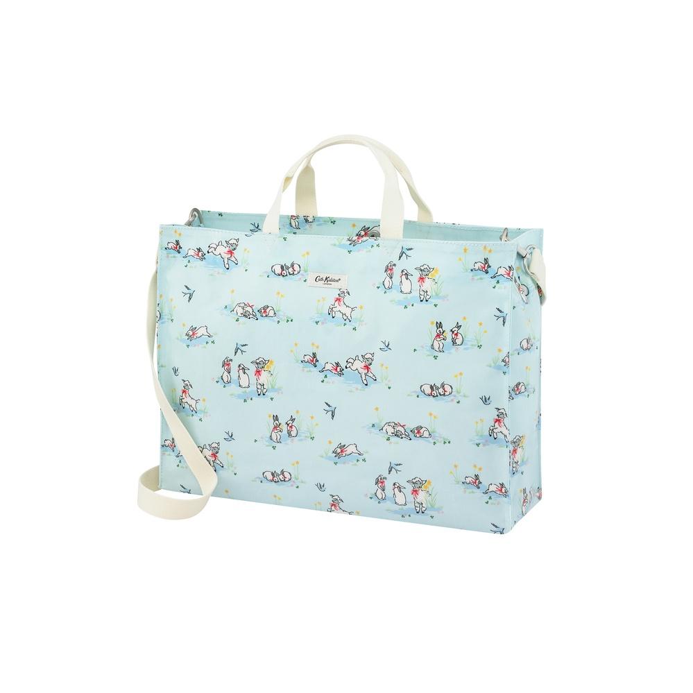 Túi đeo chéo /Strappy Carryall Spring Bunnies and Lambs - Blue - 1089257