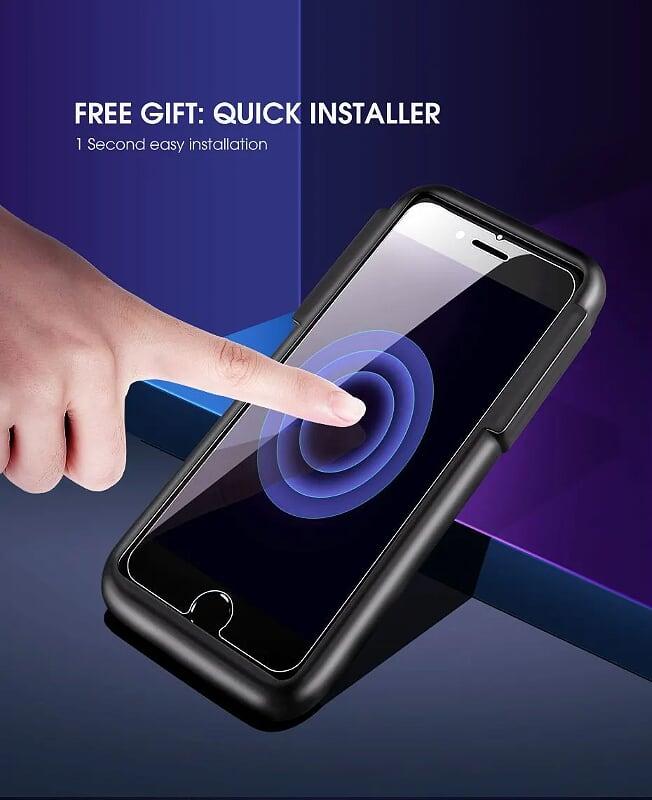 Ugreen UG60392LP171TK 1 cho iPhone 6 6s 7 8 miếng dán kính cường lực 2.5D HD - HÀNG CHÍNH HÃNG