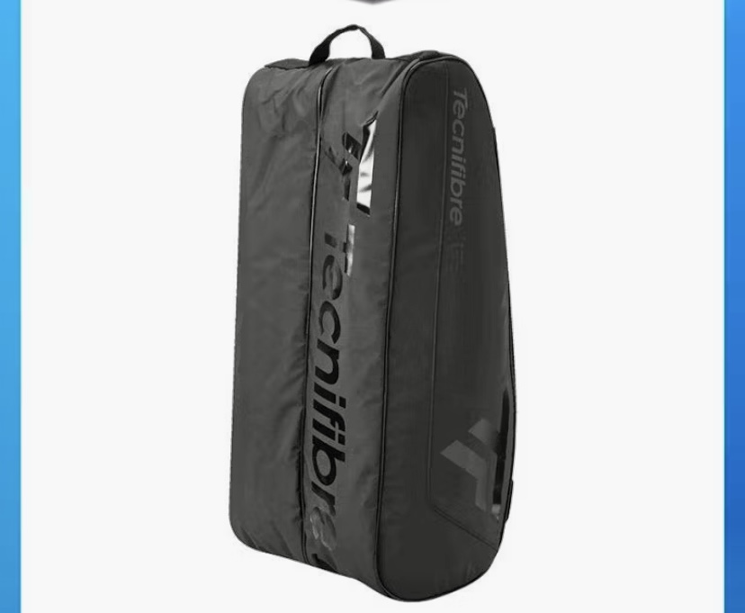 Túi đựng vợt tennis Tour Endurance Ultra Black 12R - Chất liệu bạt chống thấm, 3 ngăn, kích thước 75x28x34,5cm - Bag
