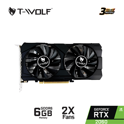 Card màn hình VGA T-WOLF TW-RTX2060 6G D6 – Hàng Chính Hãng