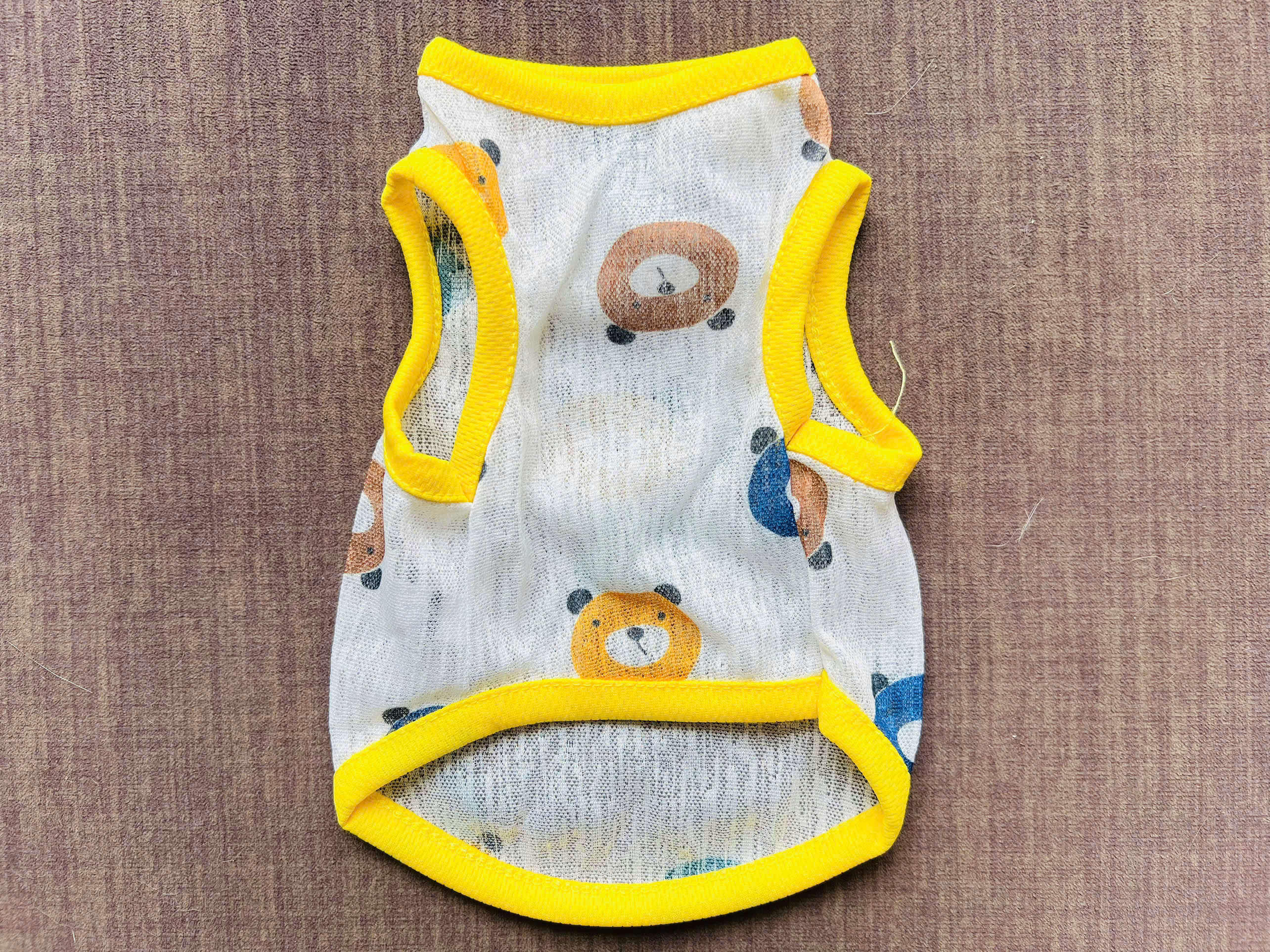 ÁO THUN BA LỖ THÔNG HƠI SIÊU CUTE TỪ 1-7KG DÀNH CHO THÚ CƯNG CHÓ MÈO