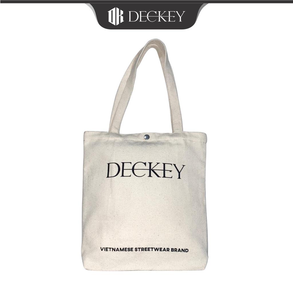 Túi Vải Tote Deckey Phong Cách Năng Động (Có Nhiều Màu)