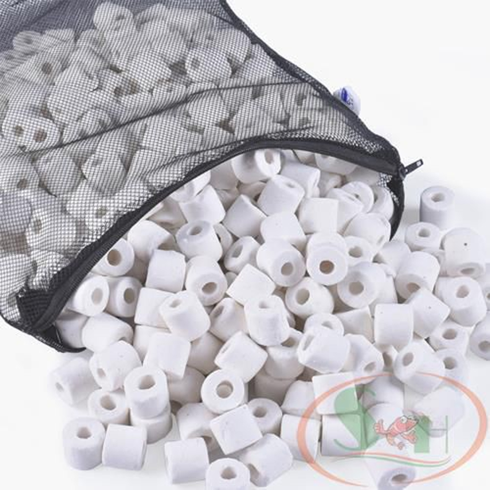 San Hô Vụn túi 1KG + 1 túi lưới đựng vật liệu lọc cho bể cá