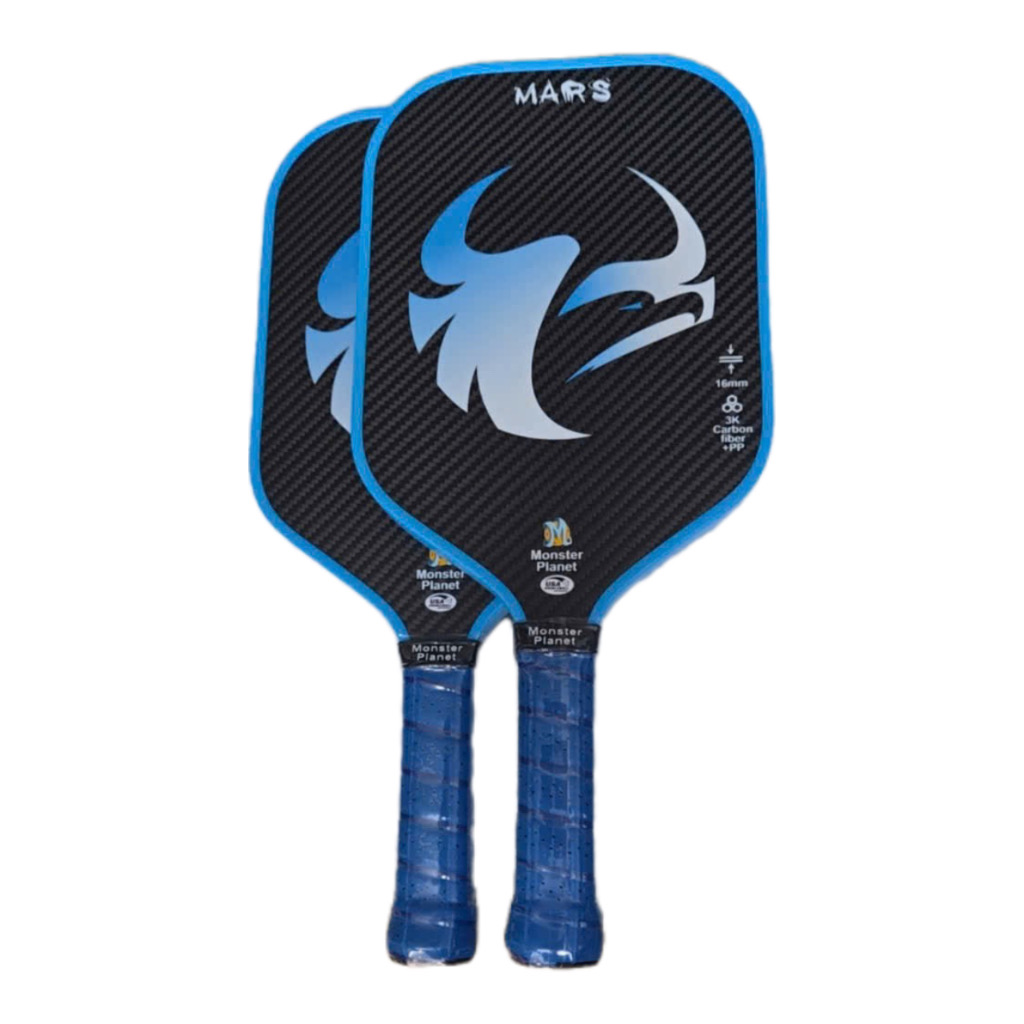 Fee ship 1 Vợt Pickleball Mars Carbon 3k Chuyên Nghiệp USAPA Approved. Raw Carbon 3k- mặt vợt nhám, Carbon 3k