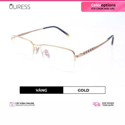 Gọng kính titanium thời trang nam siêu nhẹ siêu bền OURESS sw10002