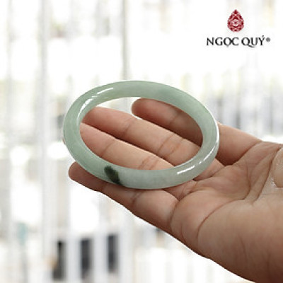 Vòng cẩm thạch liền khối bản hẹ mệnh hỏa, mộc - Ngọc Quý Gemstones