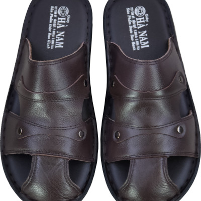 Dép bít mũi nam da bò thật HÀ NAM cao cấp GSB2041