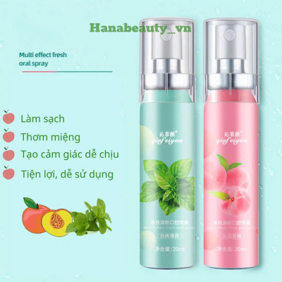 2 Lọ Xịt Thơm Miệng Thảo Dược – Chống Hôi Miệng, Diệt Khuẩn, Hương Thơm Lâu Cho Nam Nữ , vòi nước