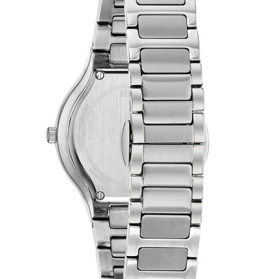 Đồng Hồ Nữ Bulova Đính Kim Cương Dây Thép Không Gỉ 96R231 - Mặt Xà Cừ