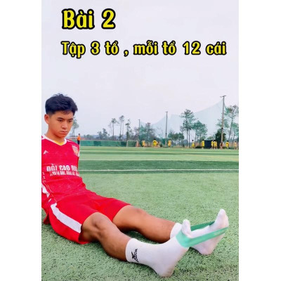 Bộ 5 Dây kháng lực bóng đá tập lực sút dododios tập lực sút cổ chân, cơ chân, đùi mông